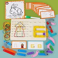 MG Traders Toys & Kits Wt Qiyi Nail Board Puzzle Wtqnbp