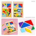 MG Traders Toys & Kits Wt Tangram Combination Puzzle