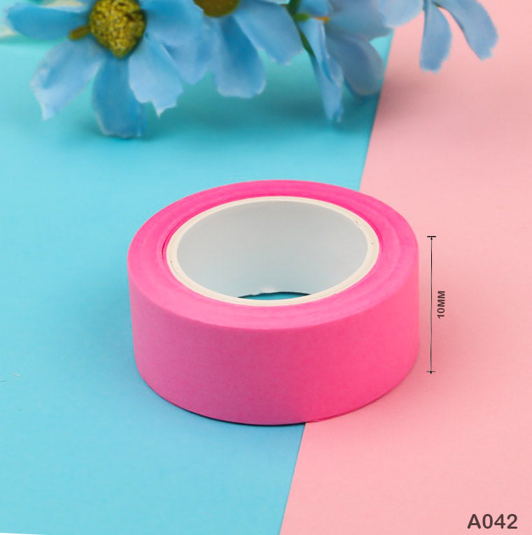 MG Traders Washi Tape A042 Neon Paper Tape 10Mm (A042)  (Pack of 4)