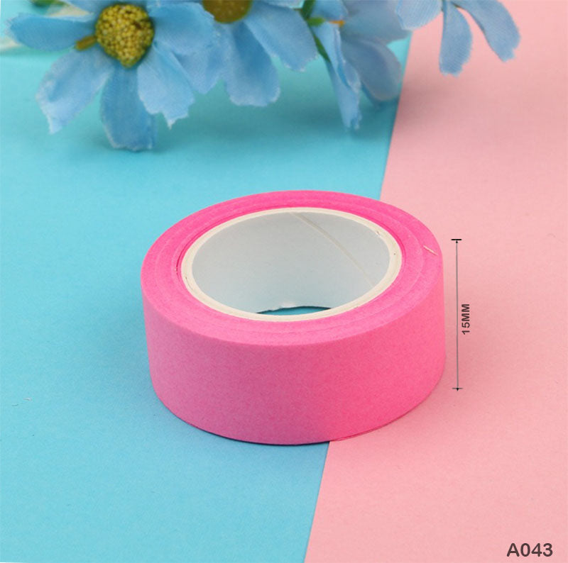 MG Traders Washi Tape A043 Neon Paper Tape 15Mm (A043)  (Pack of 4)