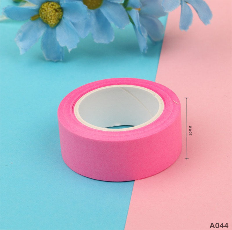 MG Traders Washi Tape A044 Neon Paper Tape 20Mm (A044)  (Pack of 3)