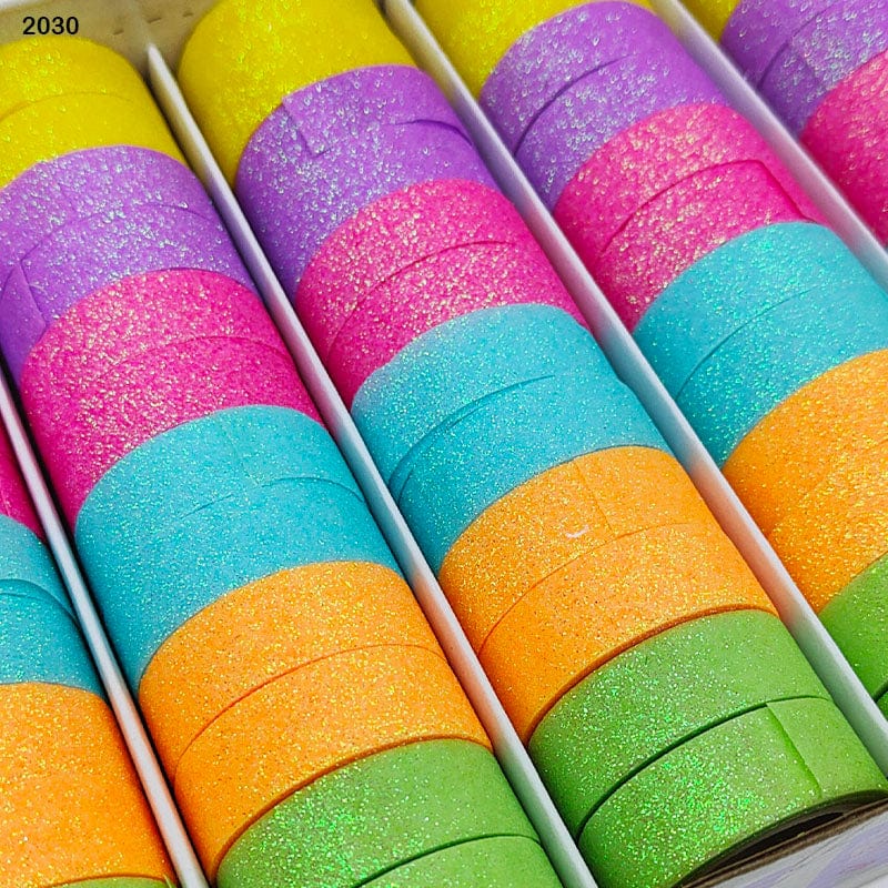 MG Traders Washi Tape Washi Tape 2030 (1.5Cm*2Mtr) (60Pcs)