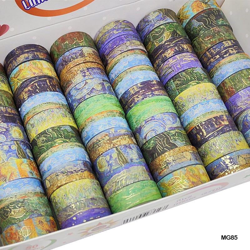 MG Traders Washi Tape Washi Tape Gold Medal 60Pc 15Mm*3Mmtr (Mg85)