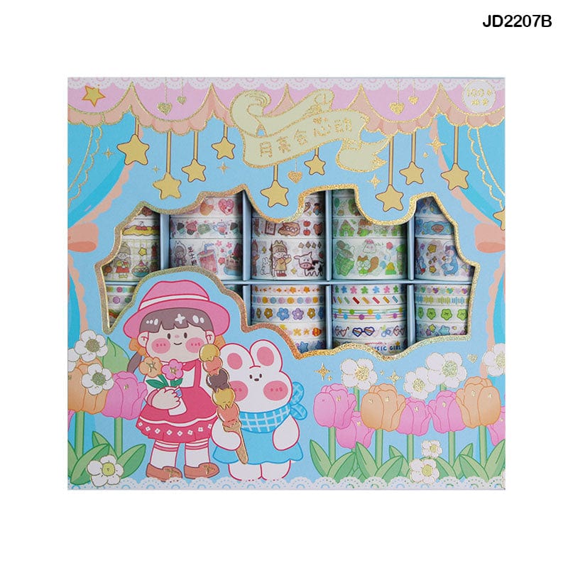 MG Traders Washi Tape Washi Tape Jd2207B 100Tape