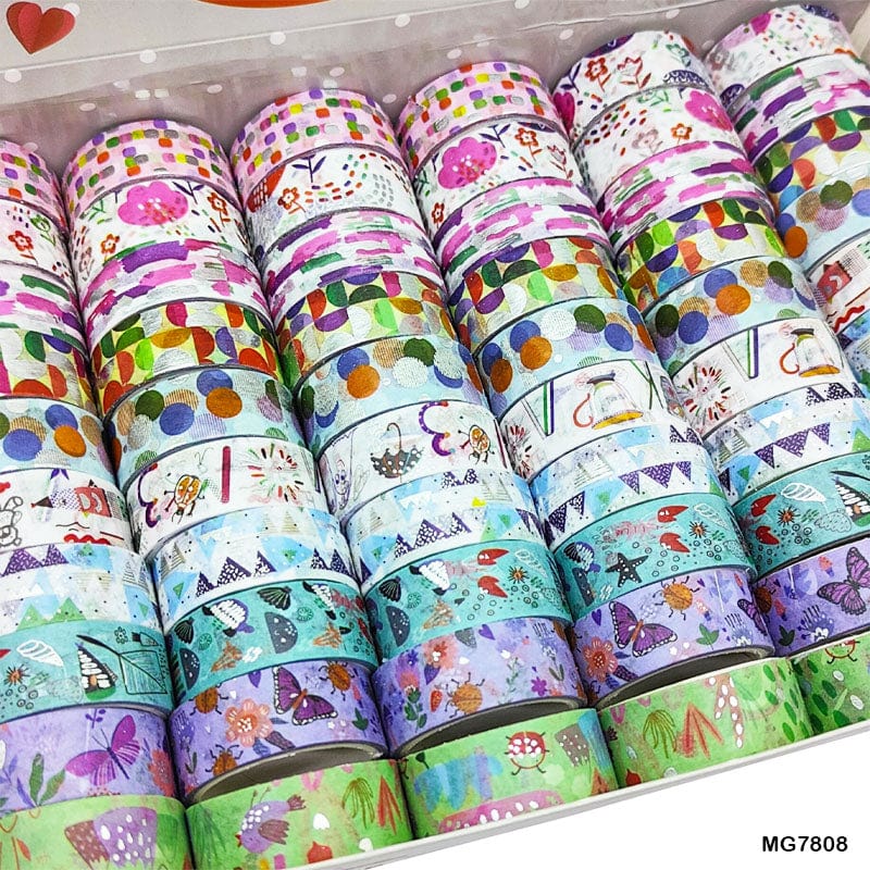 MG Traders Washi Tape Washi Tape Mg7808 60Pc