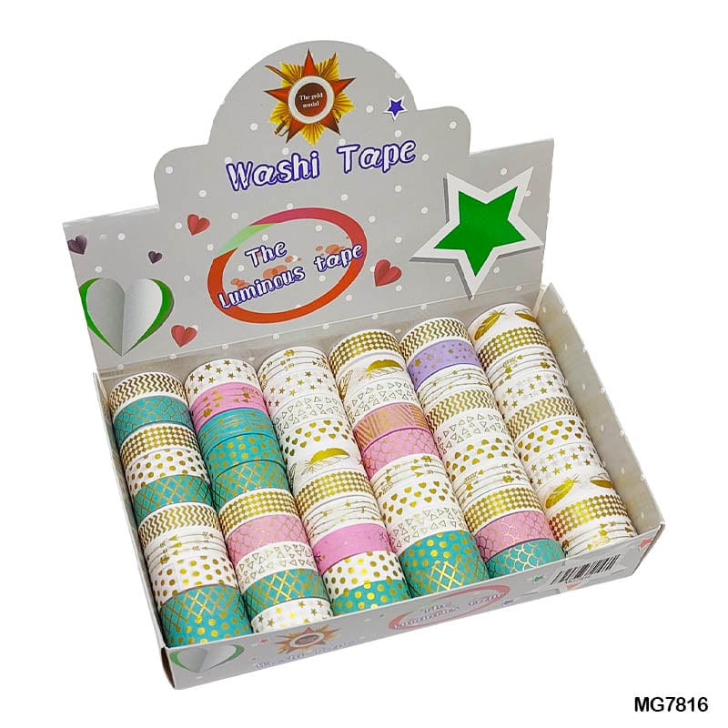 MG Traders Washi Tape Washi Tape Mg7816 60Pc