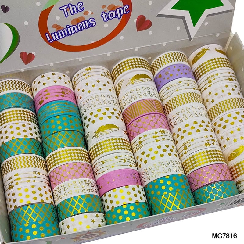 MG Traders Washi Tape Washi Tape Mg7816 60Pc