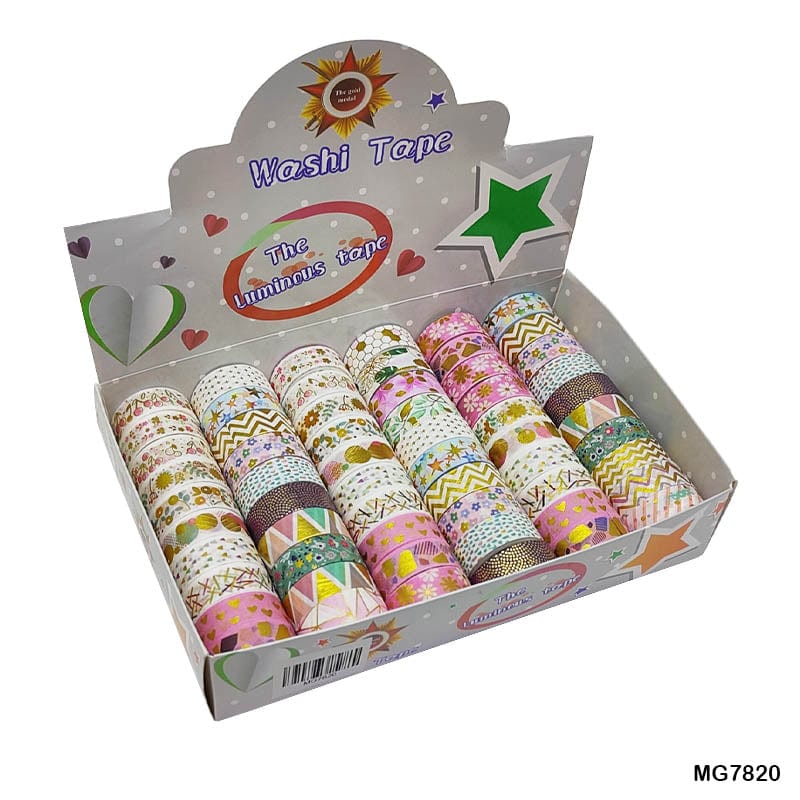 MG Traders Washi Tape Washi Tape Mg7820 60Pc