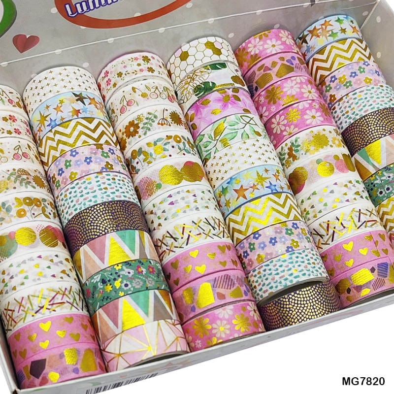 MG Traders Washi Tape Washi Tape Mg7820 60Pc