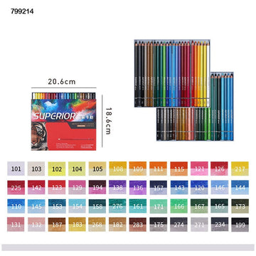 799214 Superior Artist Water Color Pencil 48 Color