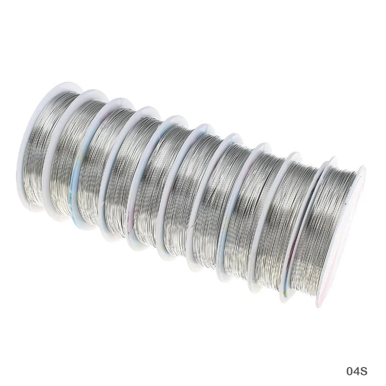 MG Traders Wire Wire 0.4 Silver (10 Roll) (04S)