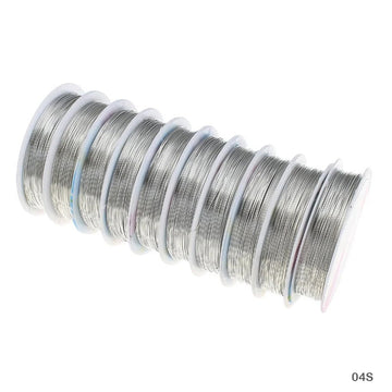 Wire 0.4 Silver (10 Roll) (04S)