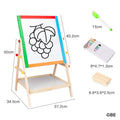 MG Traders Wooden Educational Toys Wt Green Box Wooden Easel For Kids (Gbe)