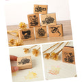 MG Traders Wooden Stamps Zm903 Wooden Stamp Rectangle