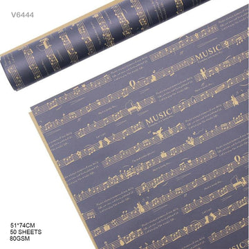 Packing Paper Vintage Style V6444 51*74Cm 50 Sheets