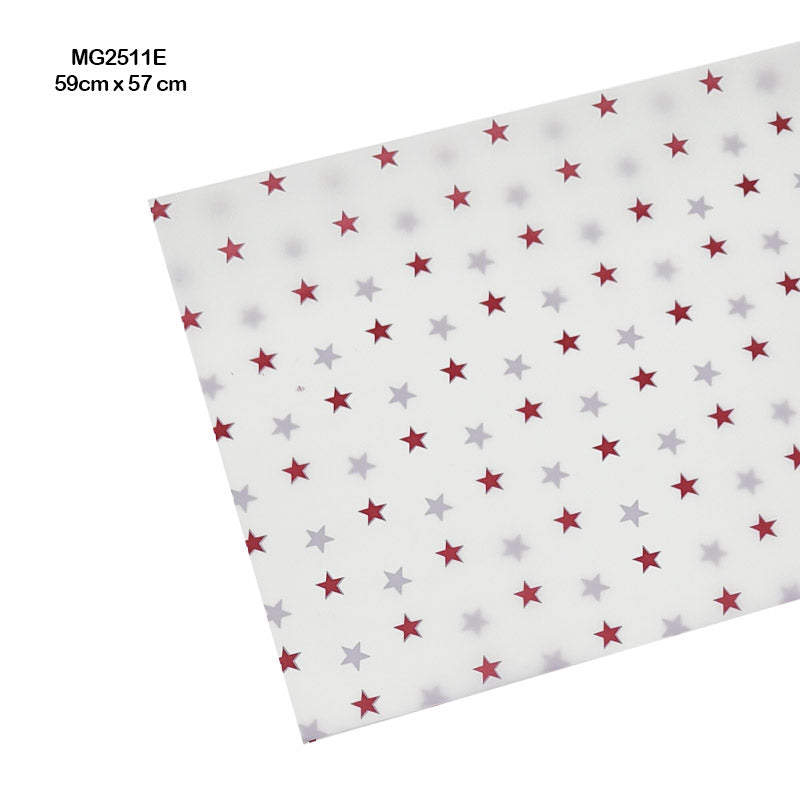 MG Traders Wrapping Papers Wrapping Paper Plastic (20 Sheet) Mg2511E