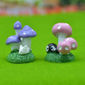 jags-mumbai Miniatures Miniature Model Mushroom 3 Plant 2Pcs