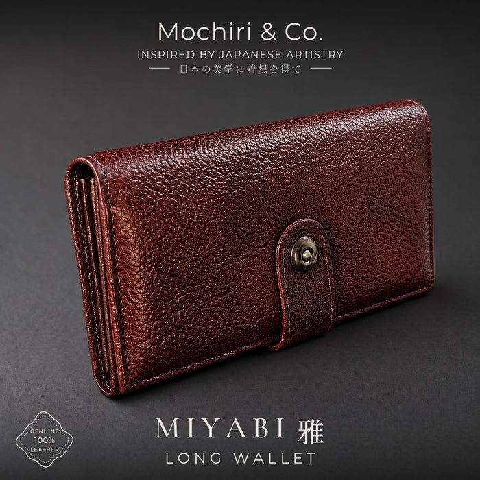 Mochiri & Co. Japan Inspired Miyabi (雅) Edition Long Leather Wallet