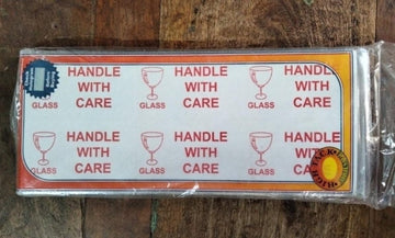 Mumbai market Packaging Materials Handle With Care Labels Pack of 102