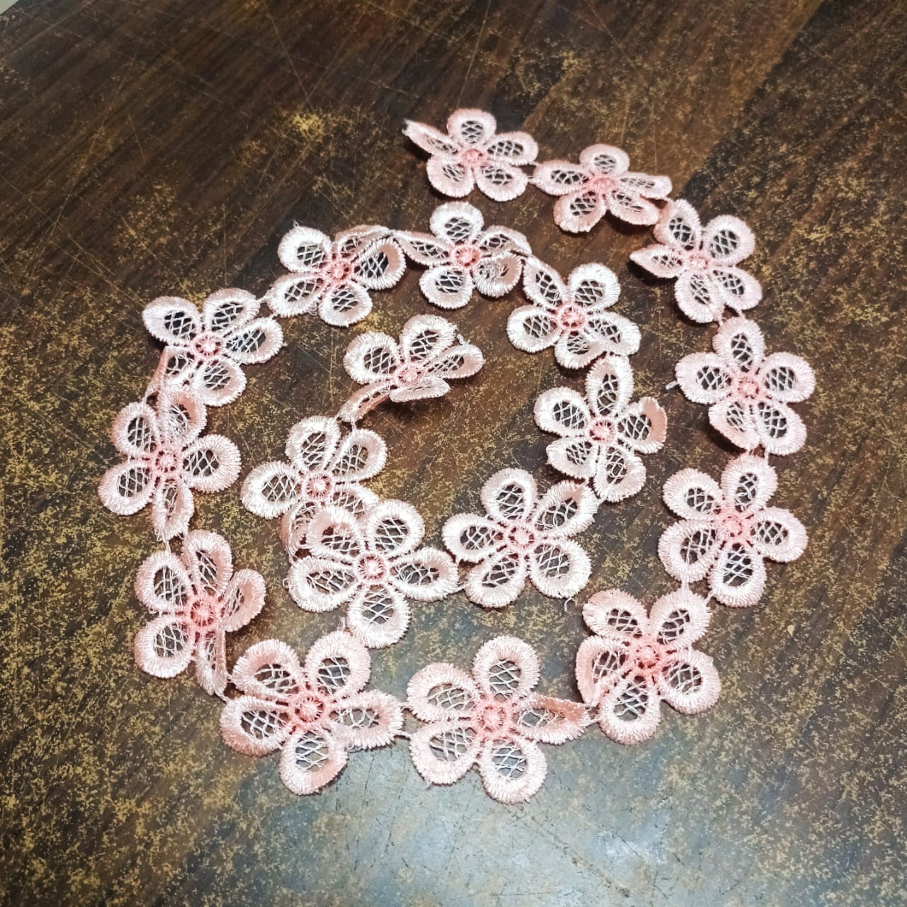Mumbai market Pastel lace and ribbon for craft, scrapbooks and DIY- 1 meter