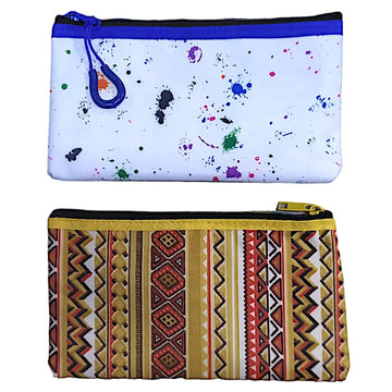 Mumbai market Pouch Multiple Design Stationery Pouch, Pencil Cases, & Pouches (Pack of 1), Size: 9x5
