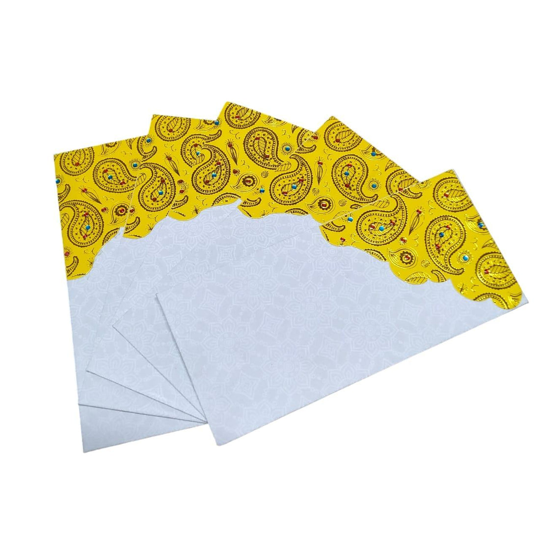 Money Gift fancy Envelopes I Wedding envelope I Pack of 5 l Assorted Colour