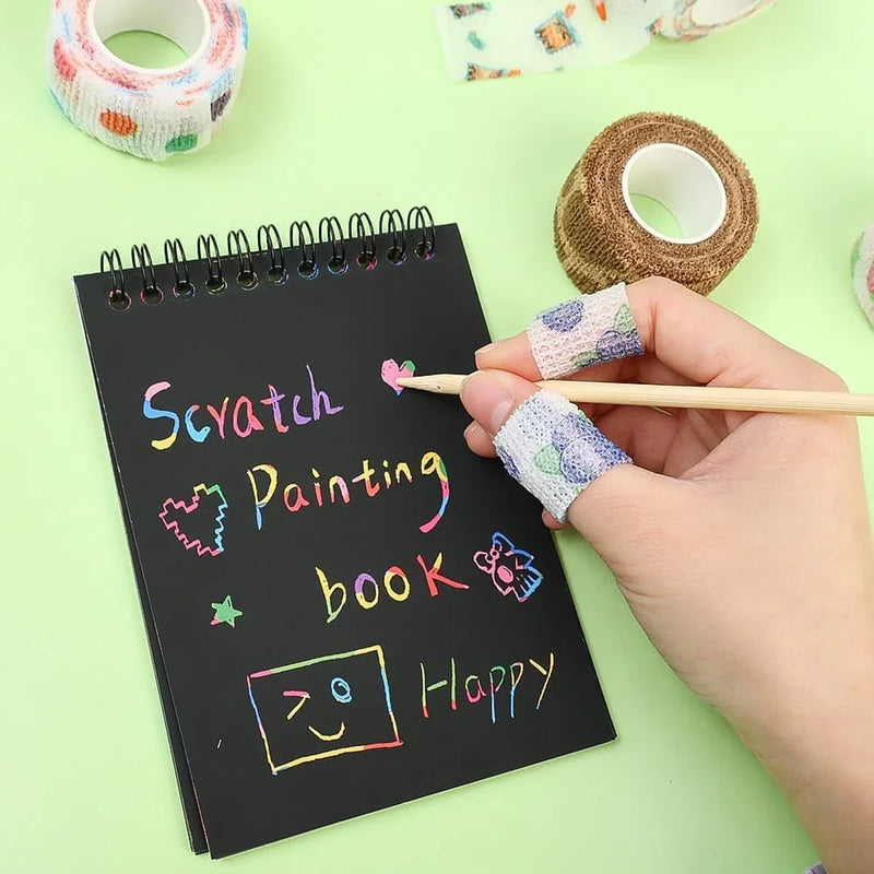 Mumbai market Scrapbooking & Designed Papers Cute-Printed  Colorful Finger Bandage- Multipurpose