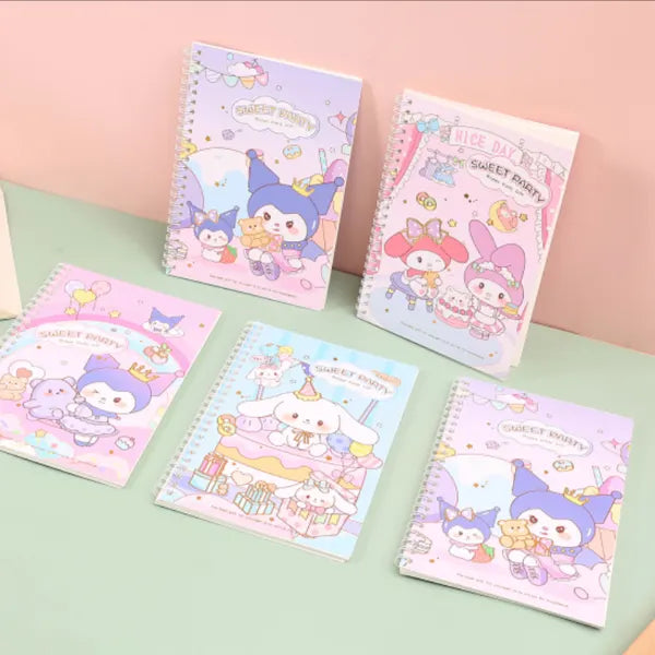 Sanrio Spiral Bound Diary - Perfect for Students & Kawaii Lover