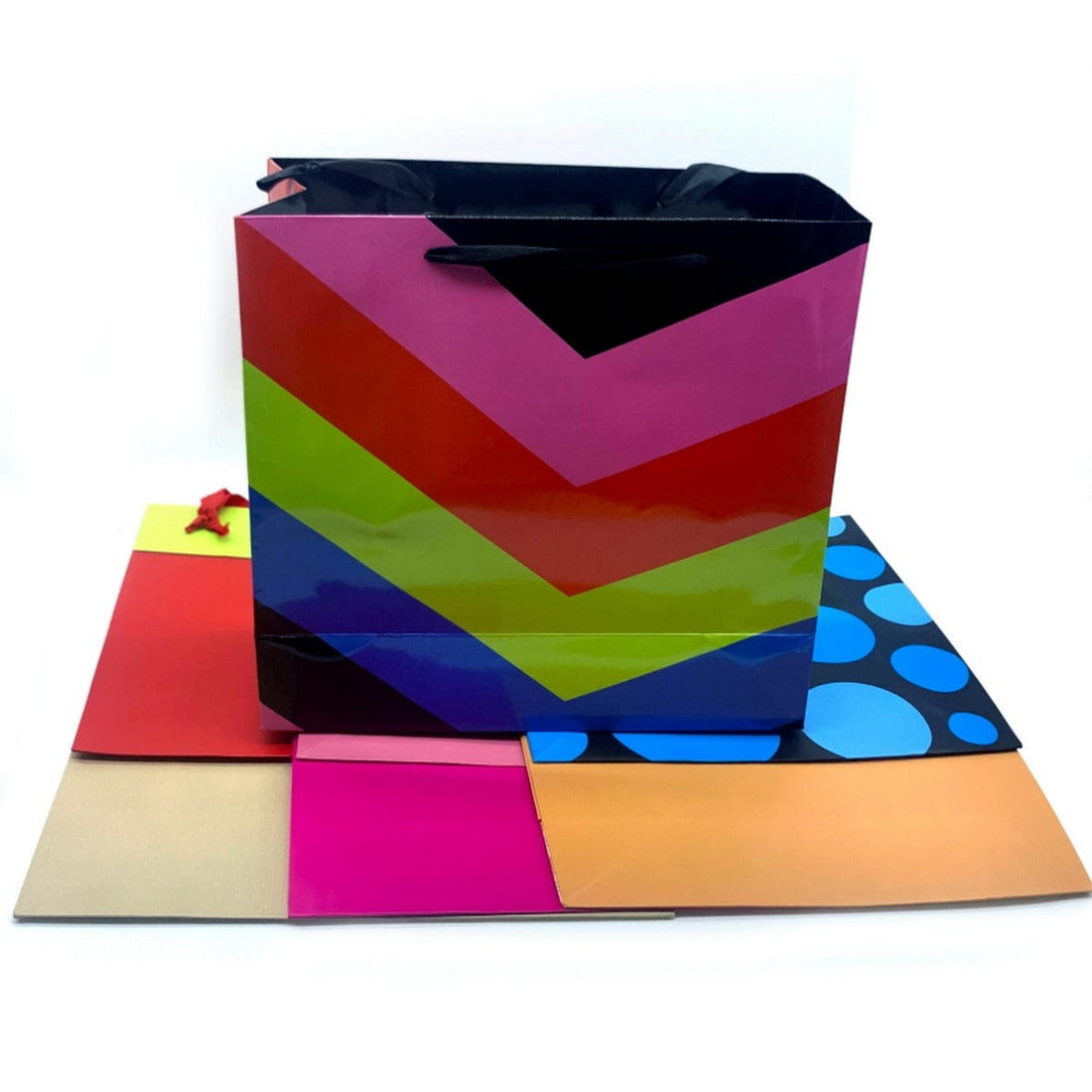 jags-mumbai Bag Paper Bag Fancy Design Big Square 12x12 PBFD12X12 (Contain 1 Unit2)