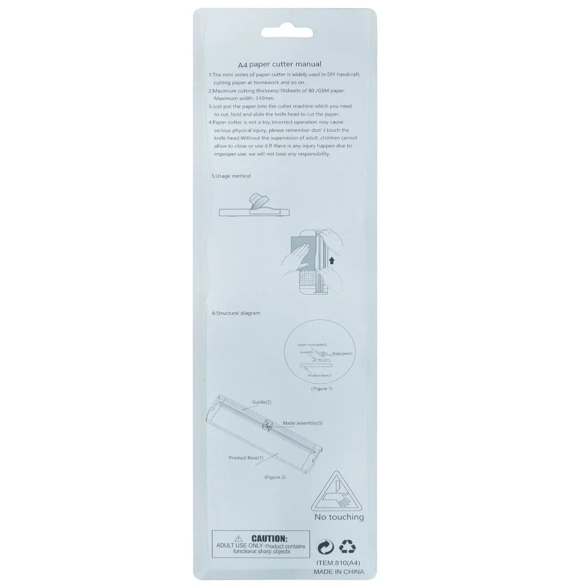 jags-mumbai Cutters & Cutting Mats Paper Cutter Knife With Scale Big A4