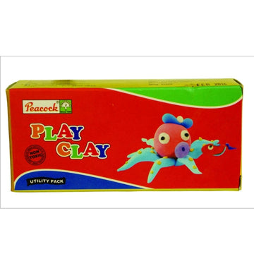 parshwa Traders Clays & Doughs black Non-Toxic Peacock Super Modelling Clay - 250g for Creative Play