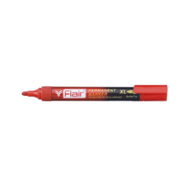 parshwa Traders Highlighters & Markers Flair Permanent Marker for Bold Writing on All Surfaces - Bullet Tip