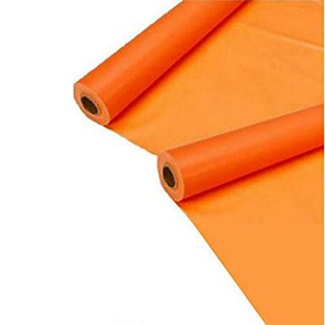 parshwa Traders School Essentials Synthetic School and Notebook Cover Stretchable Binding Cover Roll, 8m (Orange)