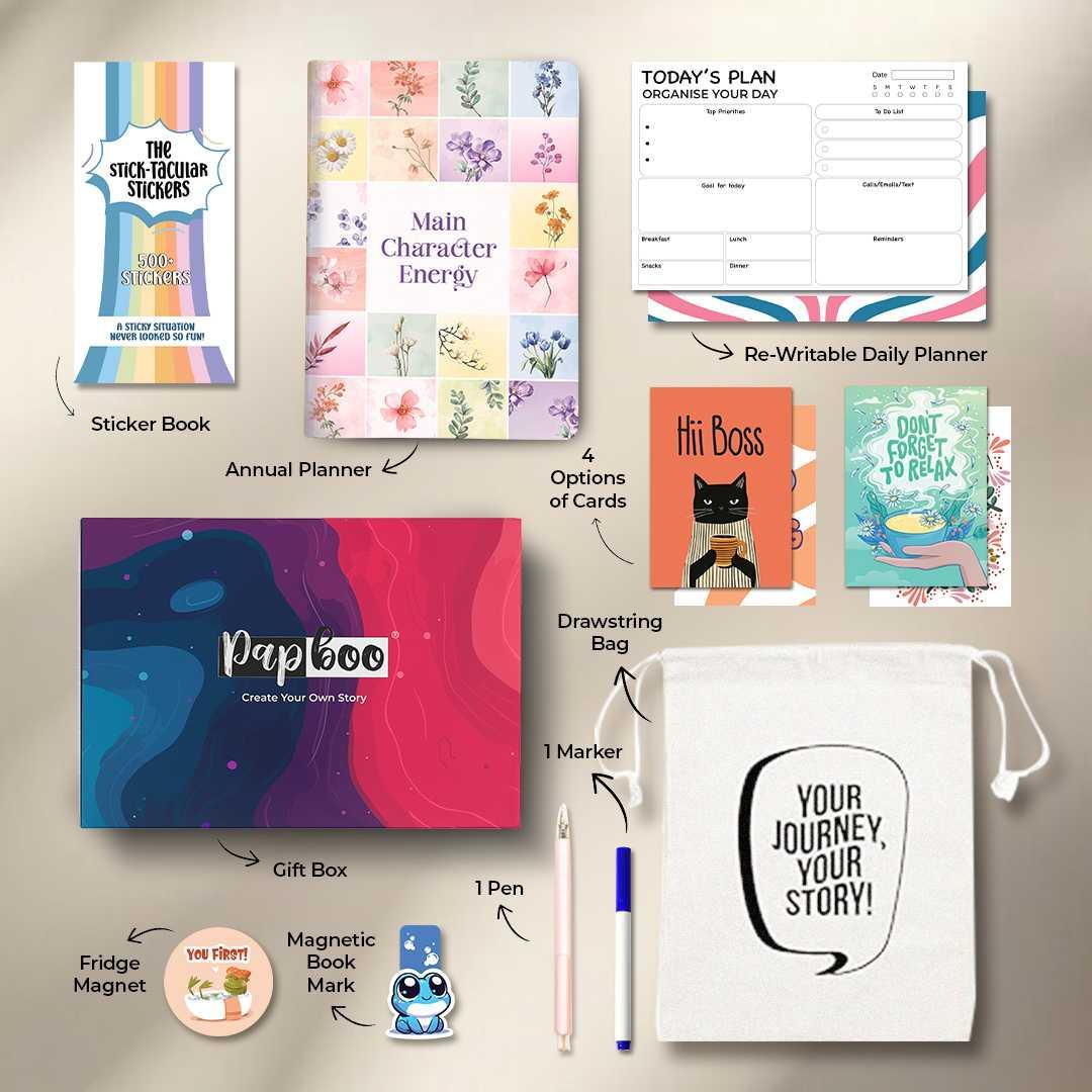 Main Character Energy Annual Planner Kit 2026 (FREE SHIPPING)