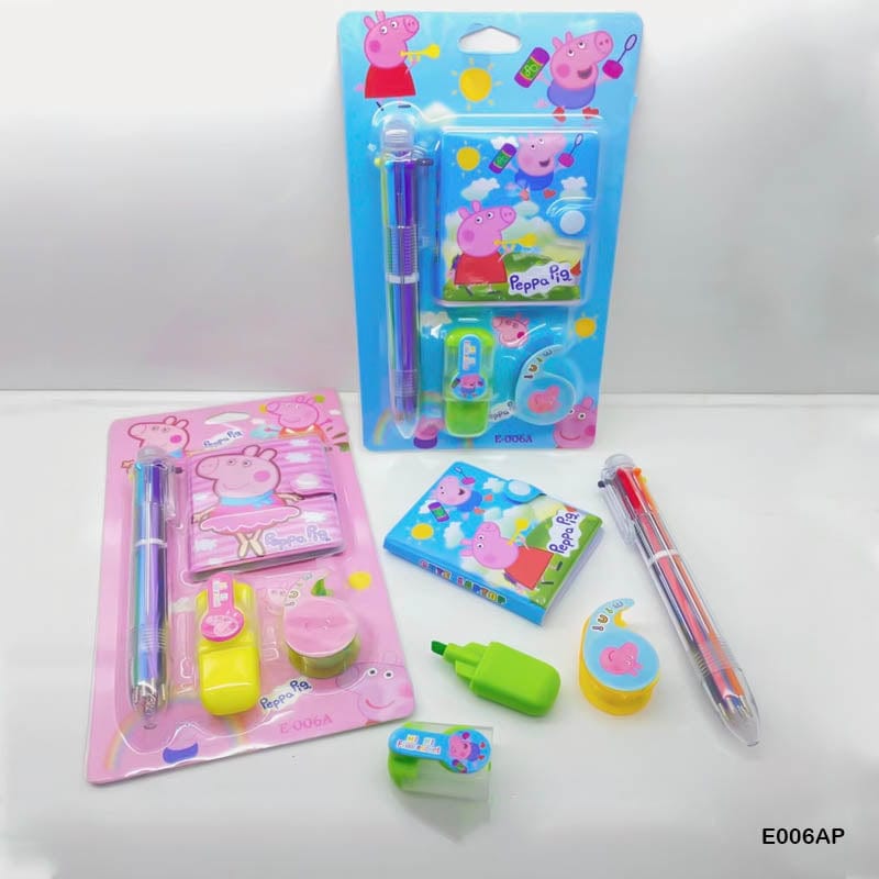 MG Traders Pack Toys & Kits E006Ap Peppa Pig Stationery Gift Set  (Contain 1 Unit)