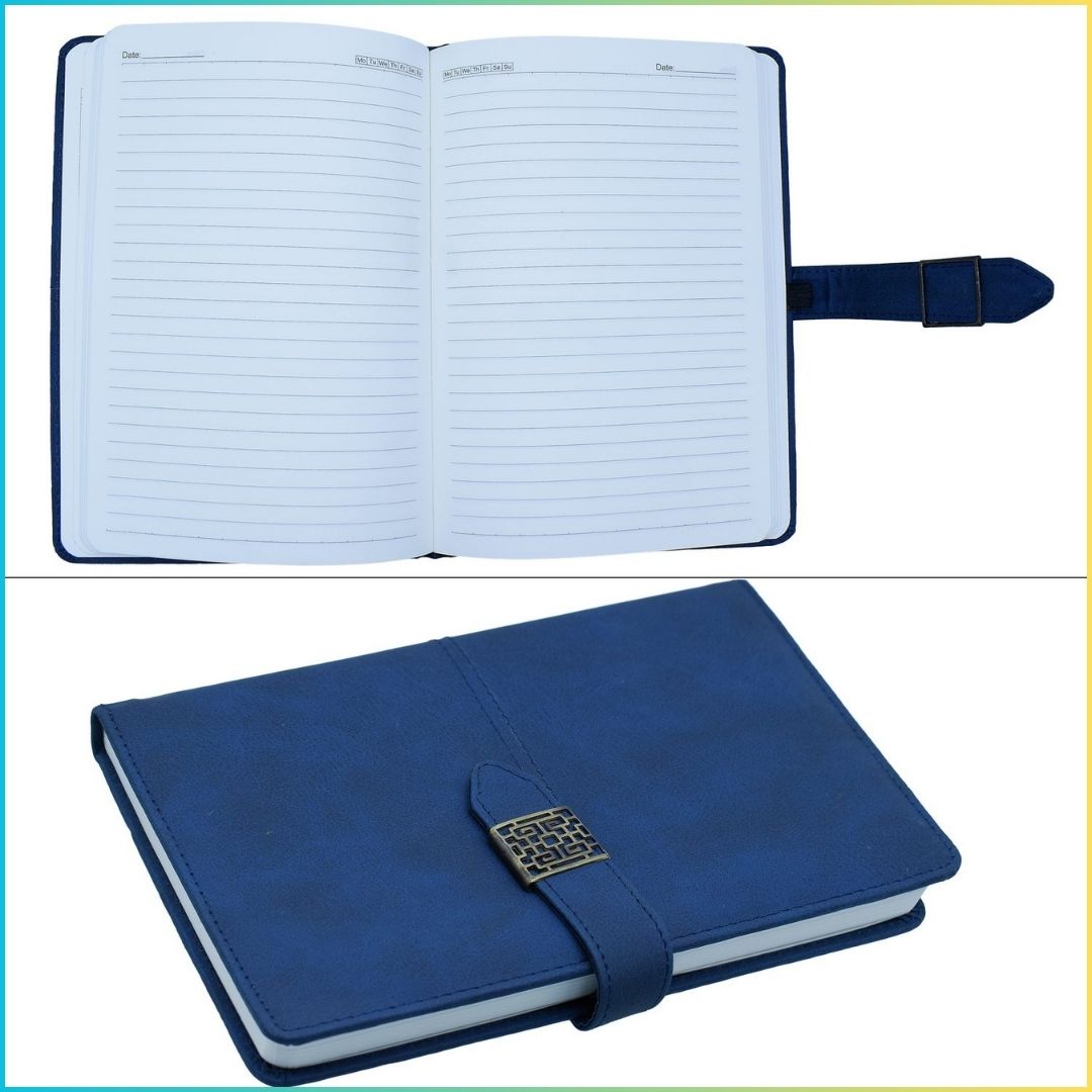 Blue A5 Business Diary Blue  l Ruled l Pack of 1