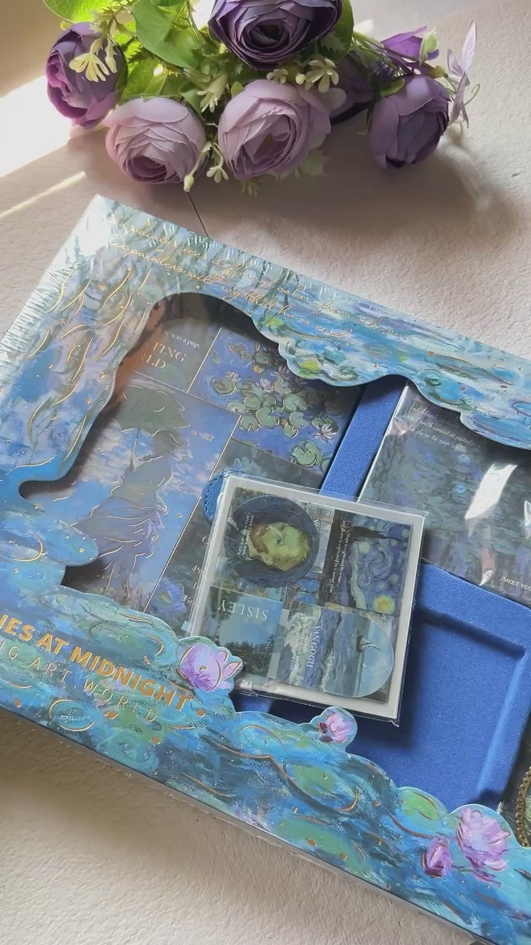 (Buy 1 Get 1 FREE) Van Gogh Premium JUMBO journaling kit for 2026 includes diary, tapes, stickers & sheets - Free Shipping