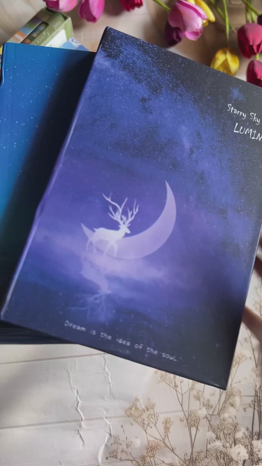 Starry Sky A5 Journal Notebook  | Glow Cover | Pack of 1 Diary