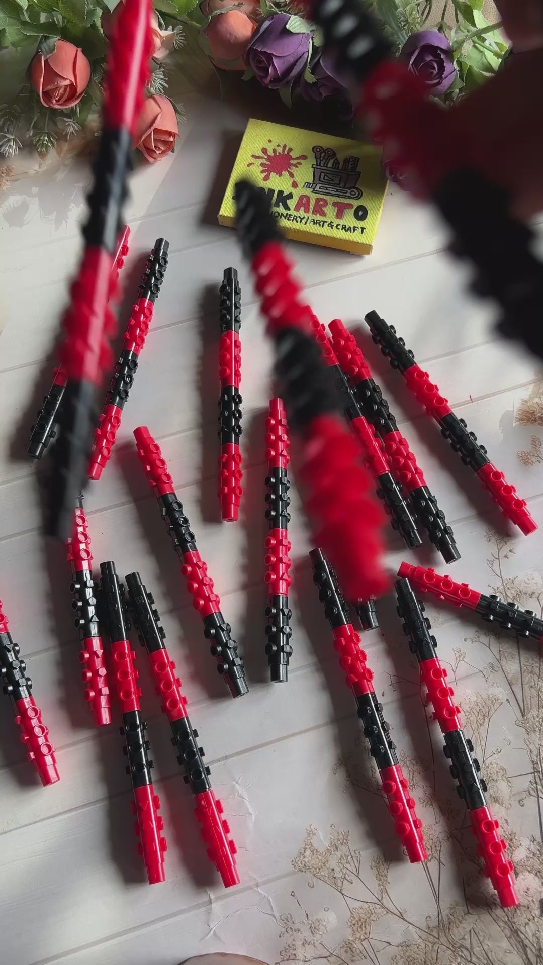 Diy Lego puzzle school Pen for return gifts- Pack of 1 pens