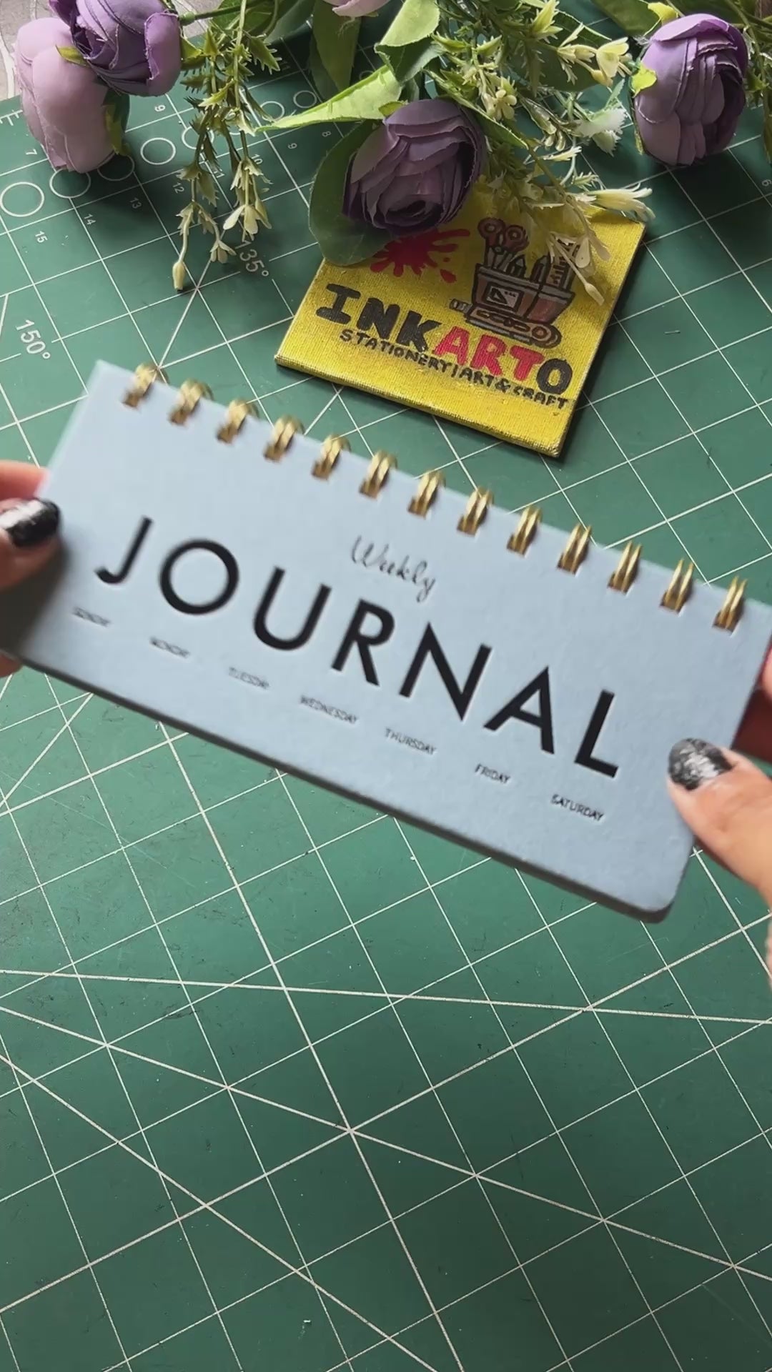 Premium Weekly Journal spiral notepad diary for 2026 l 80 pages l Pack of 1