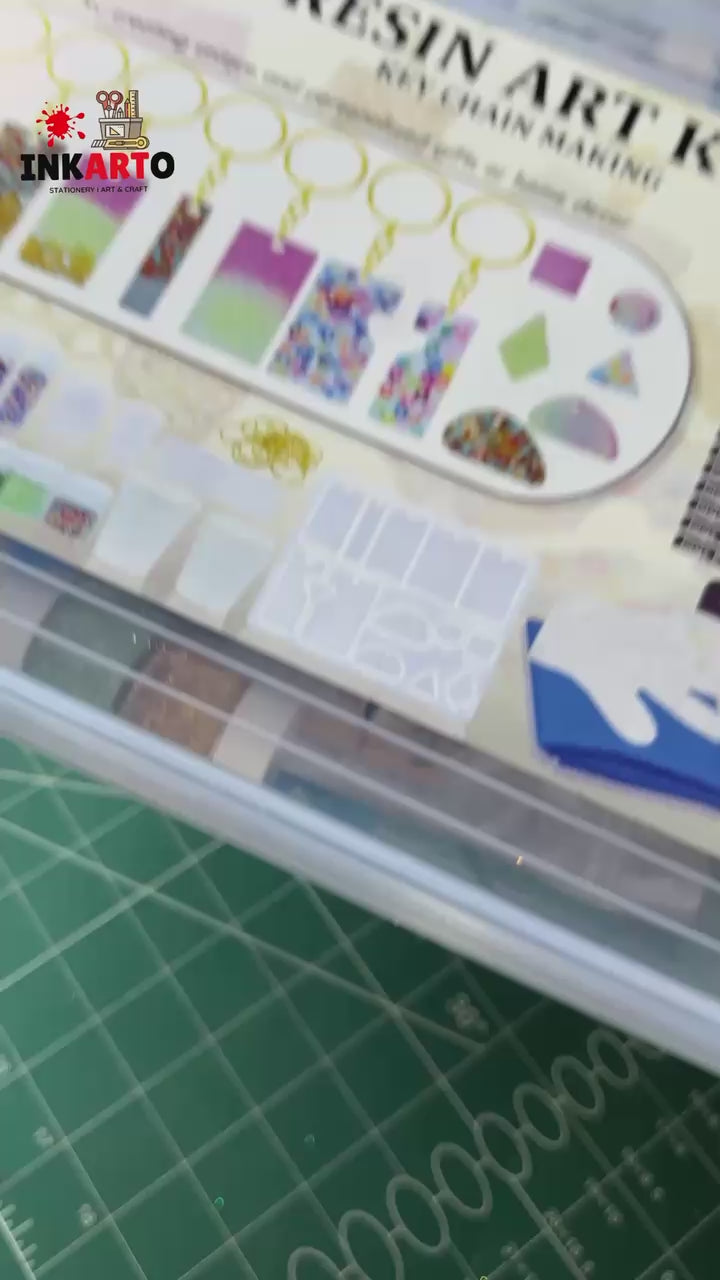 JAGS Resin Art Kit for Keychain Making | JRAK500 | DIY Personalized Resin Keychains