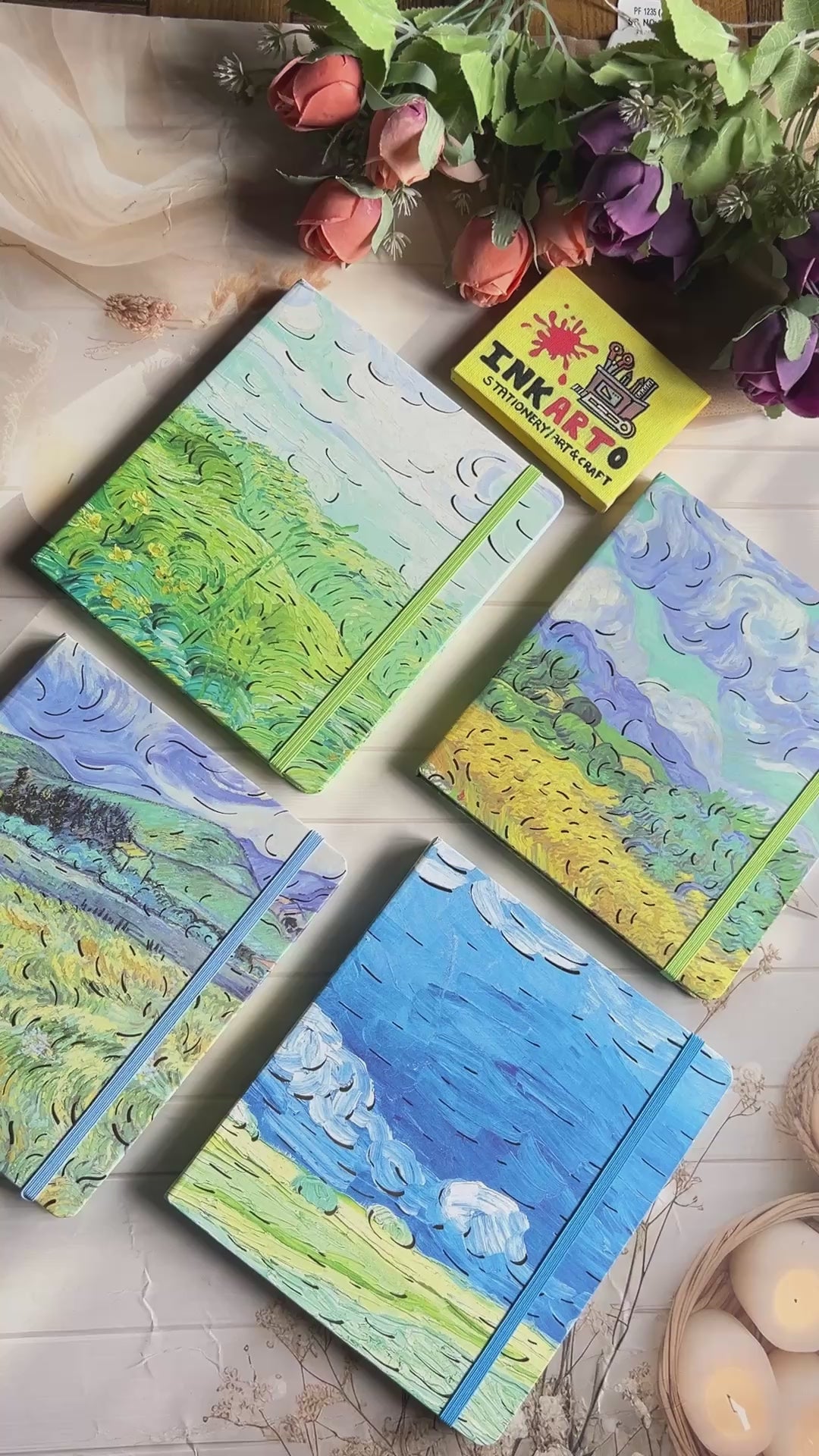 Van Gogh Art Notebook | Aesthetic A5 Diary with Classic Covers