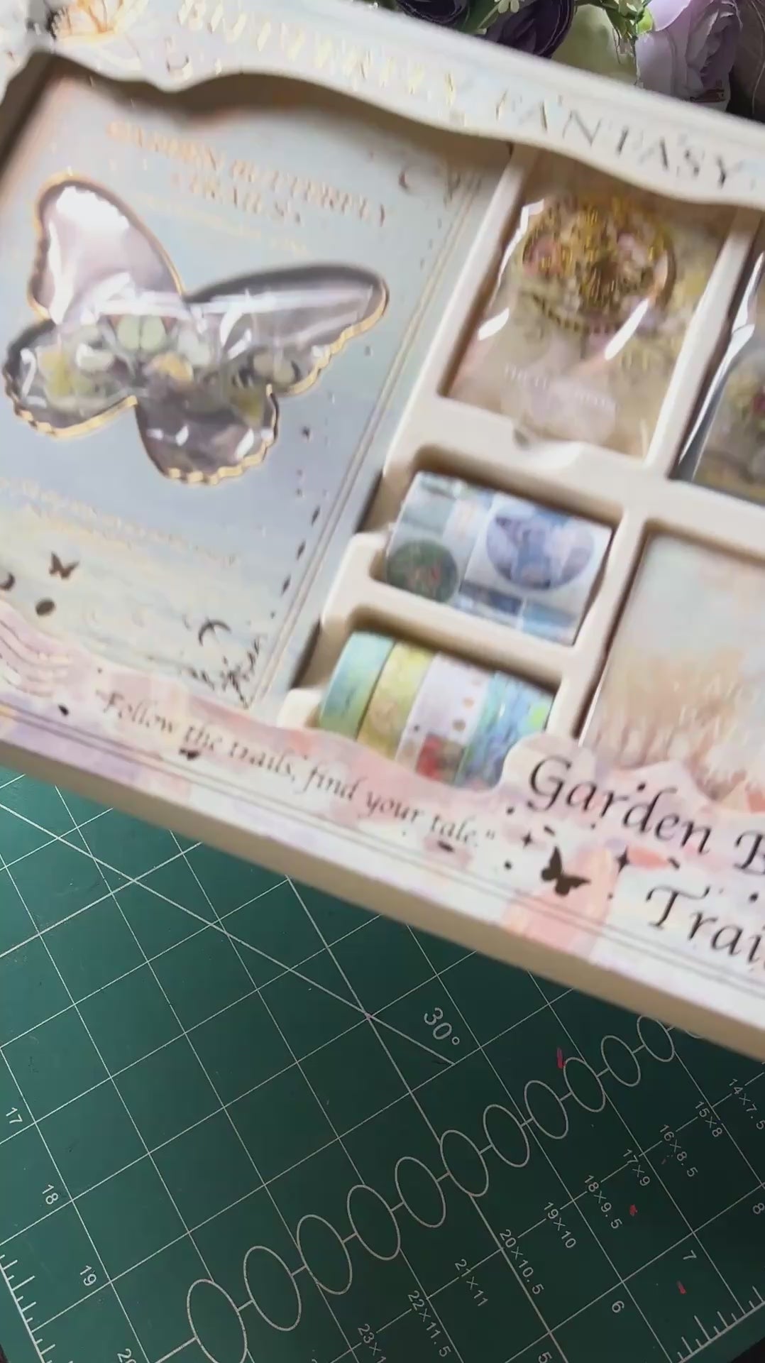 2026 journaling kit in pastel butterfly theme with diary, stickers & bookmarks