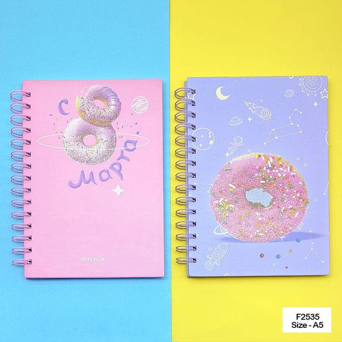Printed Spiral Diary 15X21Cm       Code  F2535
