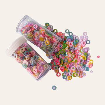 Round Shape Resin & Scrapbooking Sequins and Shakers I Contain 1 Unit Bottle 15 gram I