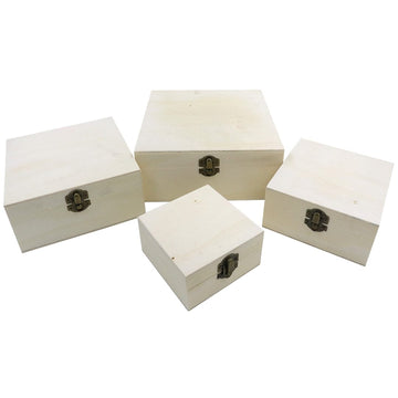 4In1 Wooden Box Square