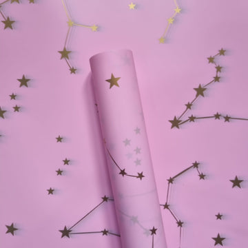 Ravrai Craft Copy of Starry Sky Milky Way large Size Gift Wrapping Paper