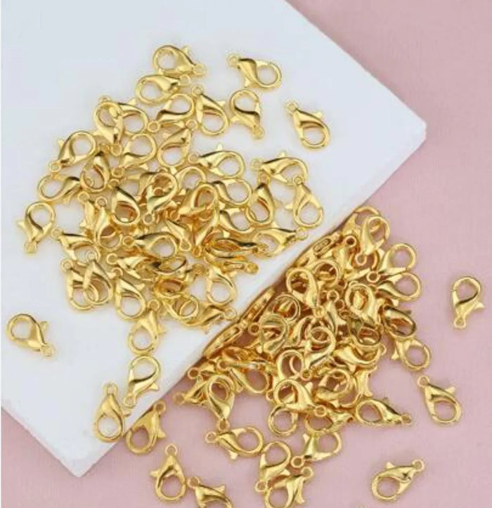Keychain Lobster Hook 12mm - Pack of 50 Pieces for Secure and Stylish Key Accessories