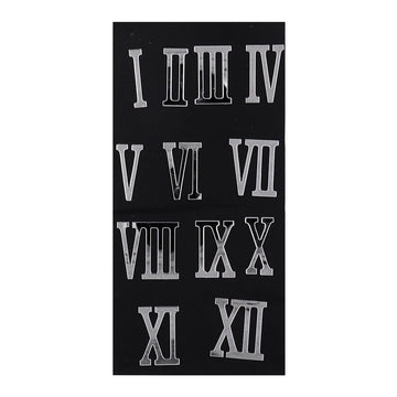 Acrylic Cutout Roman Number 10Inch Silver