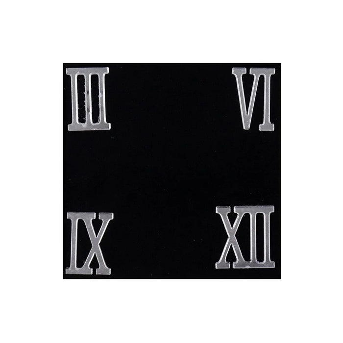 acrylic cutting roman letter silver 4pcs